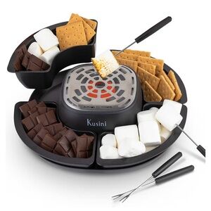 Kusini S'mores Maker Set with Black Tray